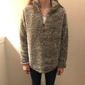 Simply Southern Youth Large Soft Faux Fur Jacket